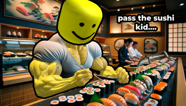 More About MAKE SUSHI AND PROVE DAD WRONG, Image source: Roblox.com
