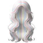 Pastel Rainbow Royale Wavy Hair