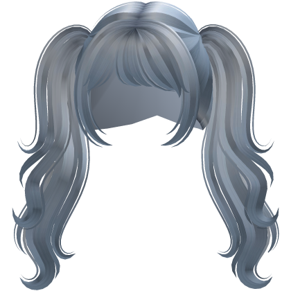 Gyaru Messy Wispy Front & Back Twintails(Sky Blue) Roblox item
