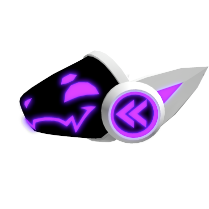 Emissive Protogen Visor | Purple/White VAR1 Roblox item