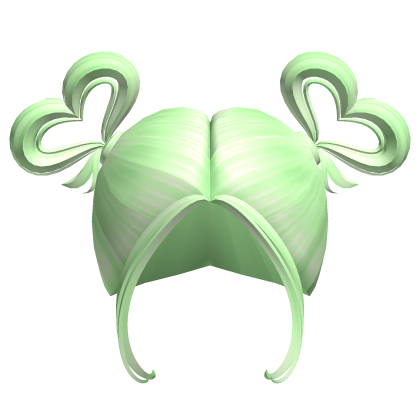-',ৎ Valentine High Heart Buns in Green