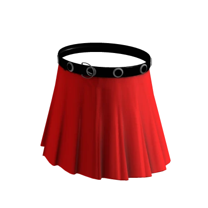 Red skirt roblox top