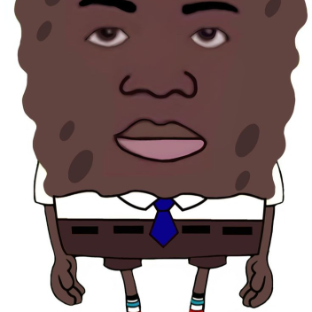 Sleep On SpongeDude Lap