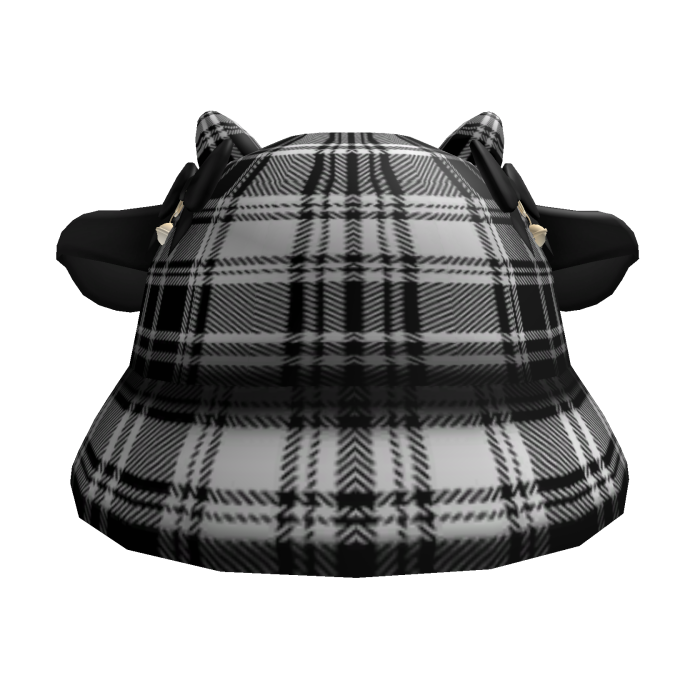 ꒰ᐢ⸝⸝⸝⸝ᐢ꒱: cute plaided lamb bucket hat w cat bells
