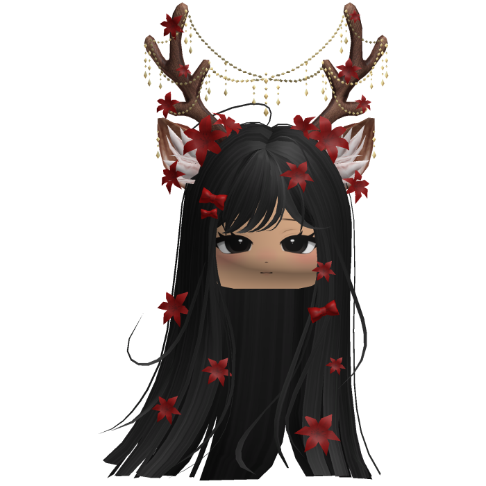 Ethereal Christmas Fairy Fawn Hair w/ Antlers