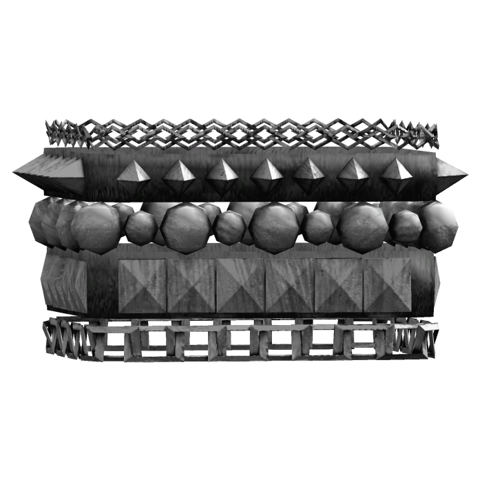 (LEFT) Black Metallic Studded Emo Bracelet