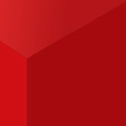 Build with red cubes