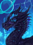 Blue void dragon