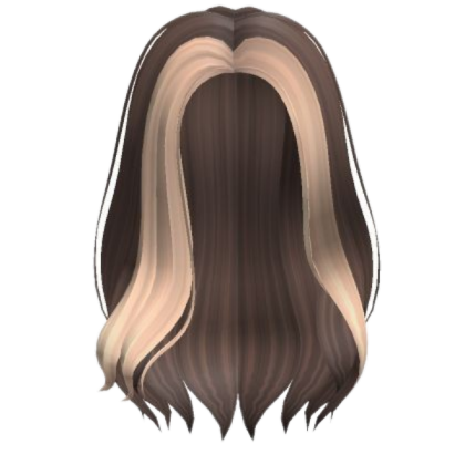 Blonde brown hair Roblox decal
