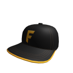 Gold 'F' Fitted Cap