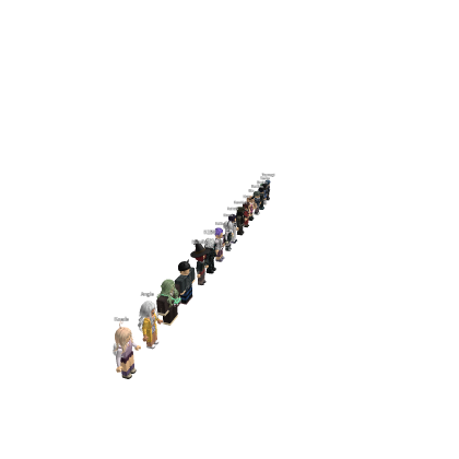 Danganronpa V3 Walking NPCs