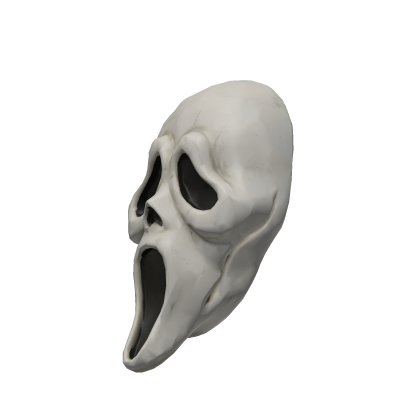 Screaming Ghostface Sideway Mask