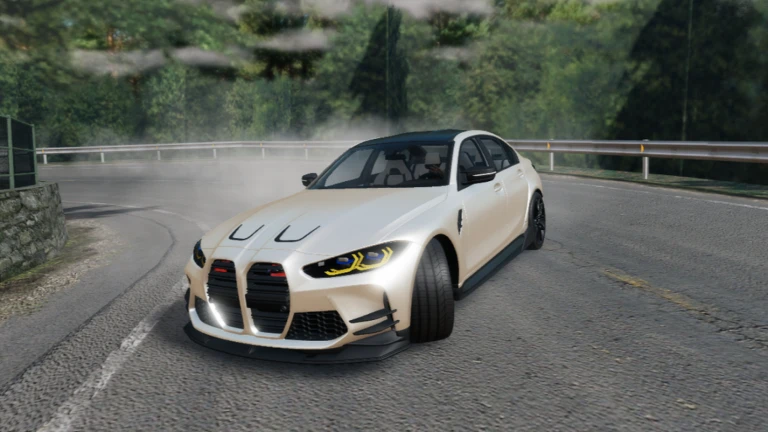 8人のドライバーのカーレーシング