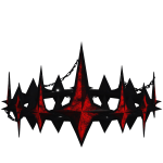 Red and Black Void Star Crown