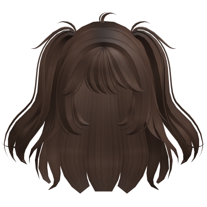 Cute Dolly Messy Pigtails (Brown) Roblox item