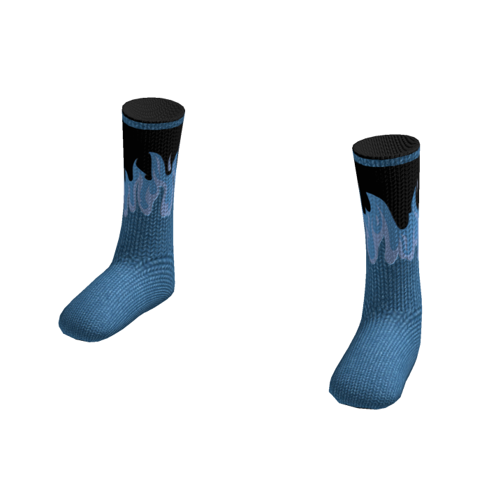 Daeye - Blue Flame Socks