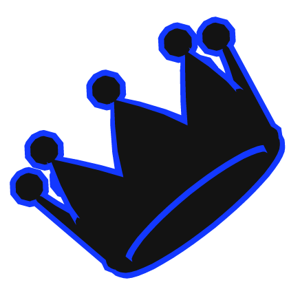 Blue Crown Roblox item