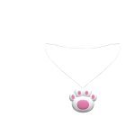 3.0 White Paw Necklace