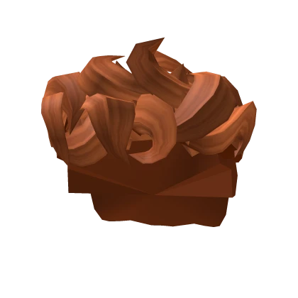 Orange Trendy Curls Roblox item thumbnail