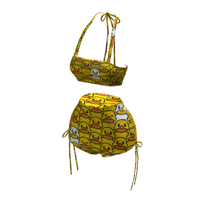 BB Duck Cute Summer Beach Bikini Swimsuit