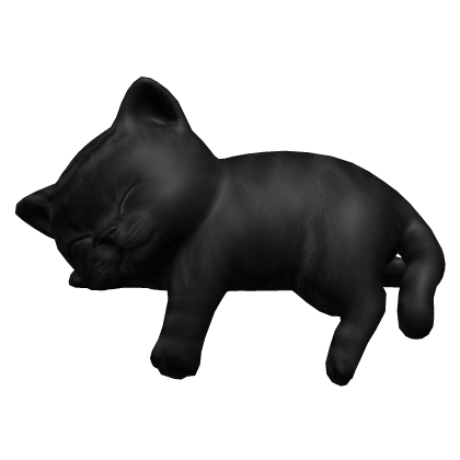 Cute Sleeping Cat Kitten - Black Tabby [1.0]