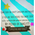 Capricorn and Virgo