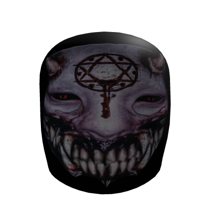 "mammon" painting demons scary mask