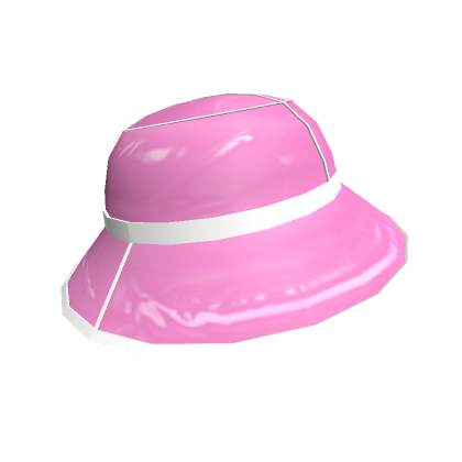 Roblox Item Pink Trendy Vinyl Hat
