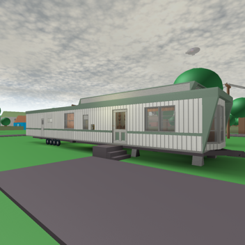 Lots Of Trailer Homes At Town Of Robloxia