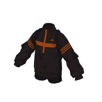 adidas Halloween Goth Hoodie with Backpack Roblox Item Rolimon s