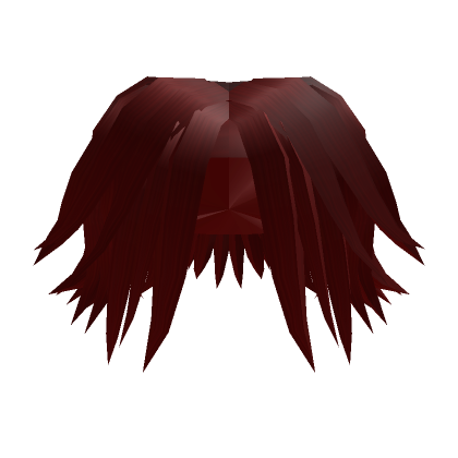 Emo Anime Hair (red) - Roblox