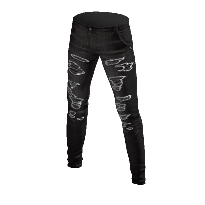 Distressed Jeans Brown - Roblox