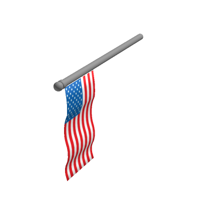 Roblox Item Holdable American Flag [US]