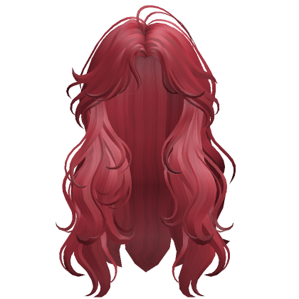 Wavy Layered Ponytail Hair(Pink&Black) - Roblox