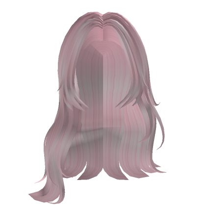 Anime Long Lush Wavy Popstar Hair (Pink) | Roblox Item - Rolimon's