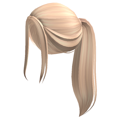 Aesthetic Fluffy Ponytail In Blonde - Roblox in 2023