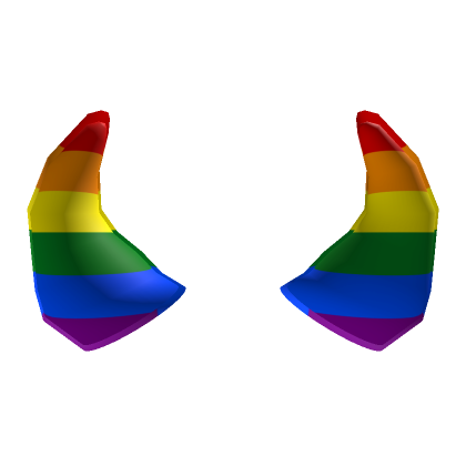 Roblox Item Rainbow Pride Horns