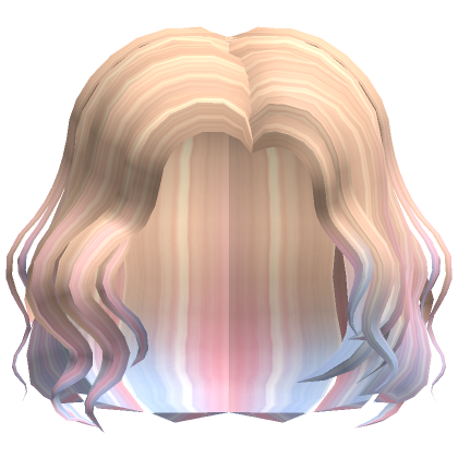 Blue Curly Girl Hair  Roblox Item - Rolimon's