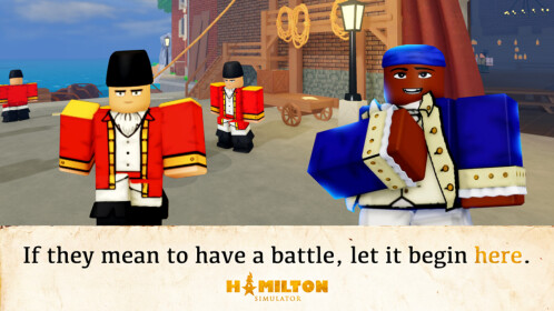 Hamilton Simulator lets Roblox players defeat the British with