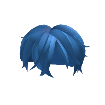 Roblox Item Blue Messy Bed Hair
