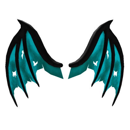 Roblox Item Cyan Demonic Wings