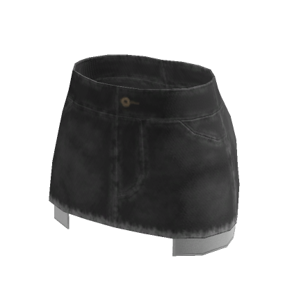 Black denim skirt outfit sale roblox