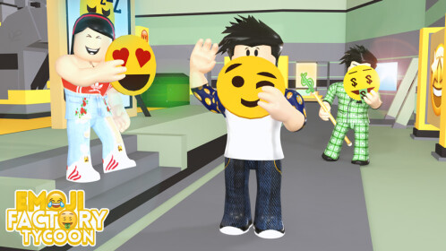 A FÁBRICA DE EMOJIS! - Roblox (EMOJI Factory Tycoon) 