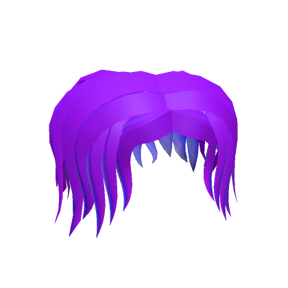 Roblox Item Purple & Blue Anime Hair