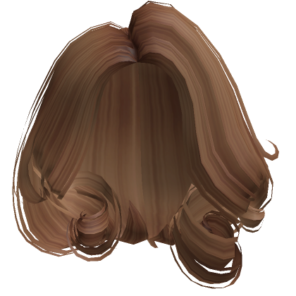 Roblox Item Vintage Curly Bob in Light Brown