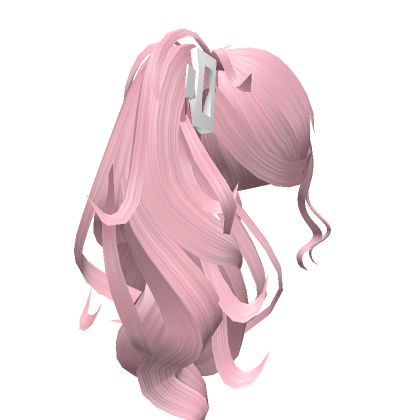 Y2K Messy Aesthetic Pigtails Extension (Pink)'s Code & Price