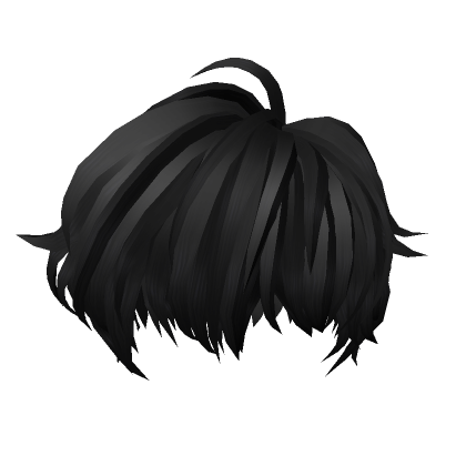 Black Messy Hairstyle 2.0 | Roblox Item - Rolimon'S