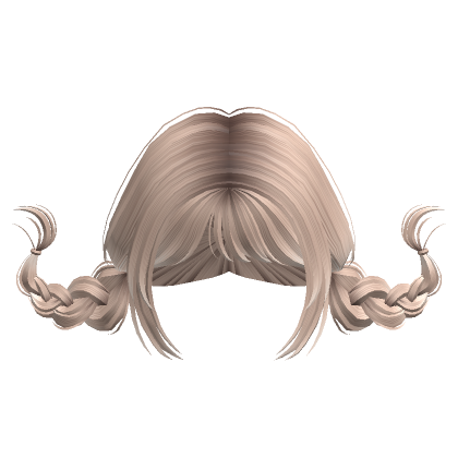 Two-Tone Cute Anime Hair (Black & Pink)'s Code & Price - RblxTrade