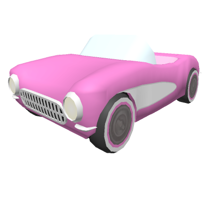 Roblox Item Pink Convertible Car Mount