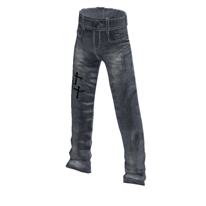 Blue Waist Jeans w Crosses Roblox Item Rolimon s